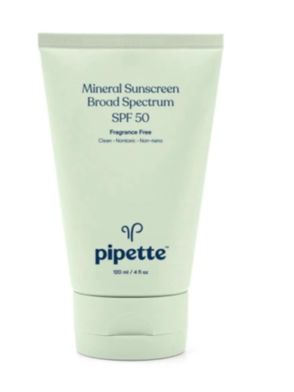 Pipette SPF 50 Fragrance Free Non Toxic Mineral Sunscreen